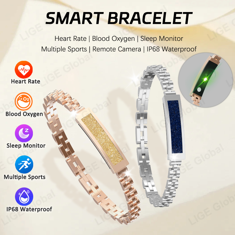 Smartwatch Stylish Watches For Women - LIGE New Smart Bracelet Stylish Jewelry