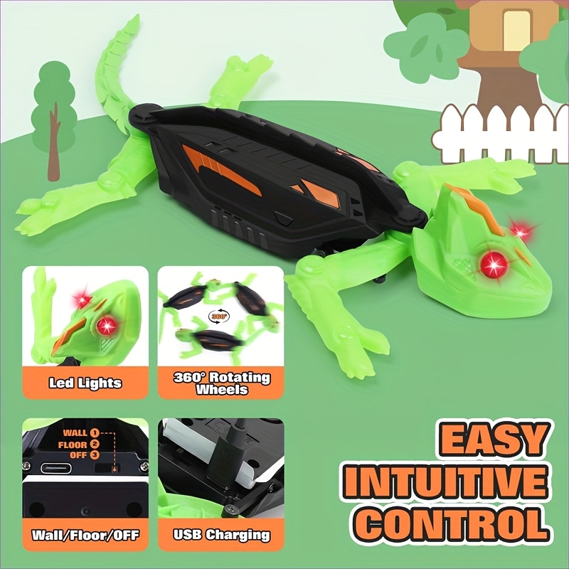 Smartwatch Watches Useful Gift For Boys - Smart Wall Climbing Lizard Toy Remote