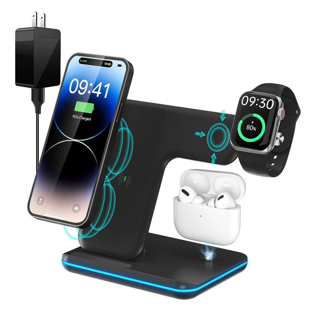 Watch Xs8 - 3 in 1 15W Fast Wireless