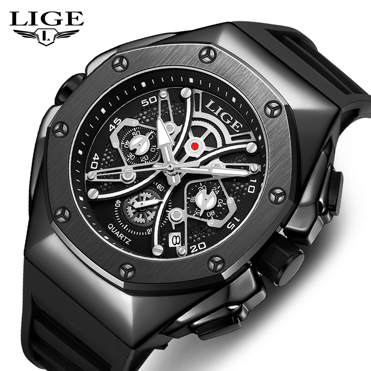 Timex Watches Smartwatch - LIGE Top Man Clock Waterproof Luminous