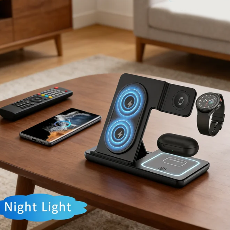 Smartwatch Apple Watch - 3 In 1 Foldable Wireless Charger