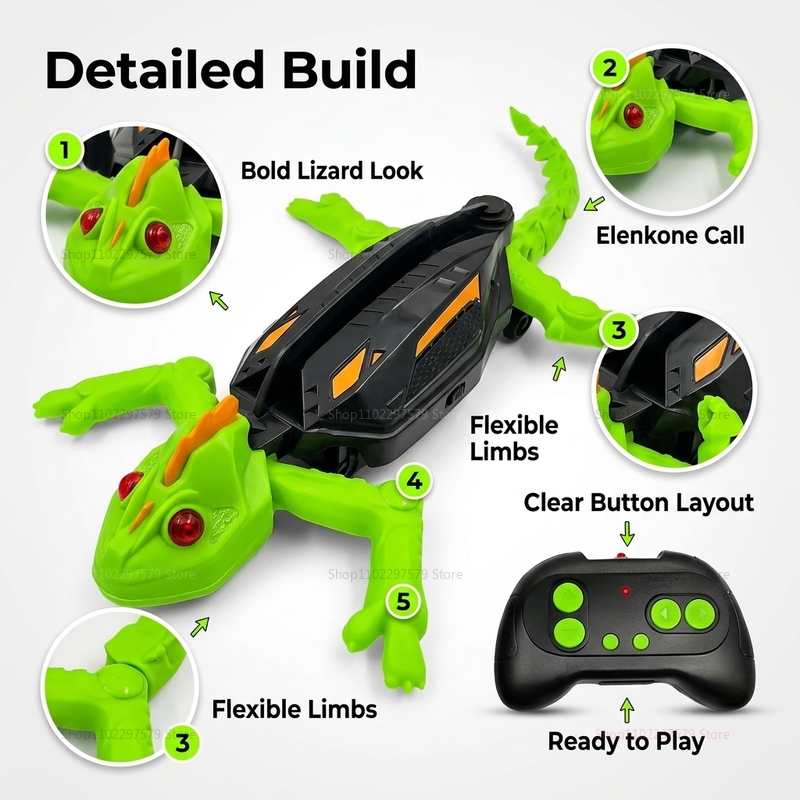 Smart Wall Climbing Lizard Toy - مراجعة Smartwatch Watches Useful Gift For Boys وسعره