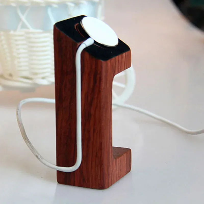 Wooden Apple Watch Charger Sta - مراجعة Smartwatch Apple Watch وسعره