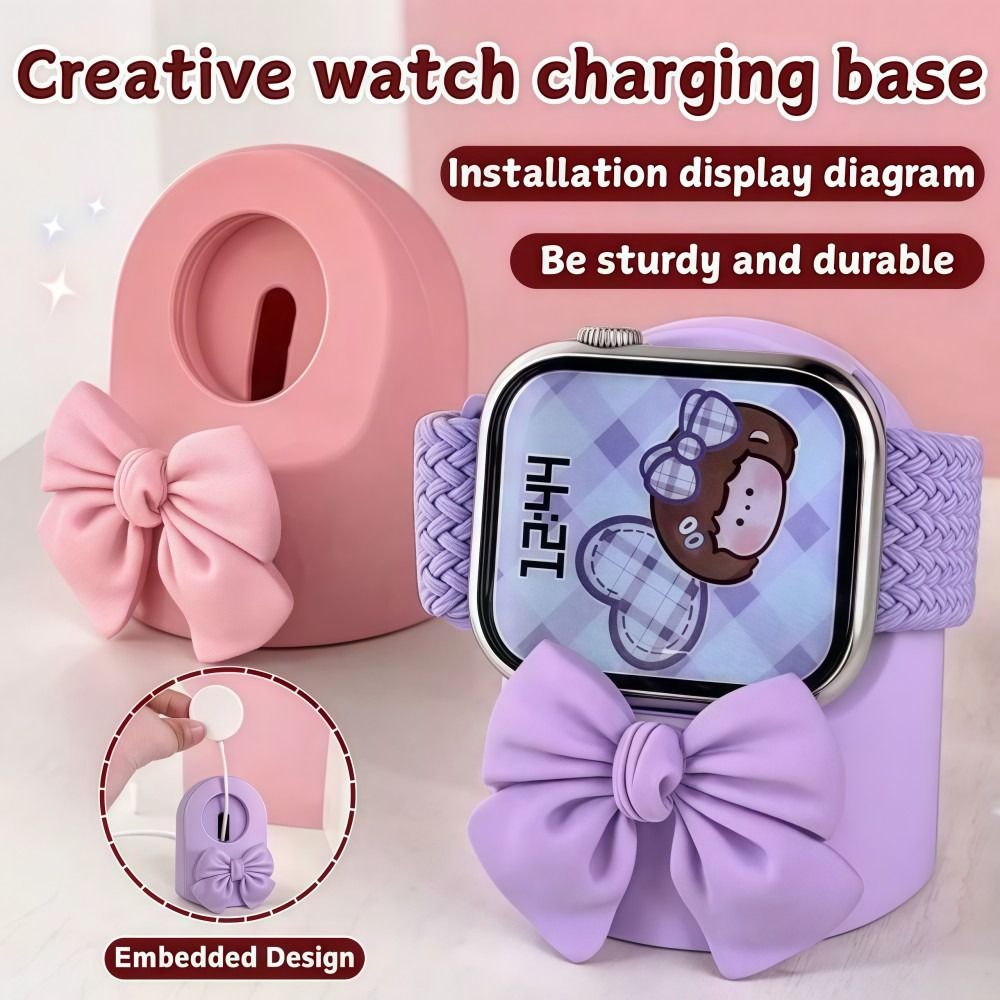 Bow Smart Watch Charger Stand  - مراجعة Smartwatch Apple Watch وسعره