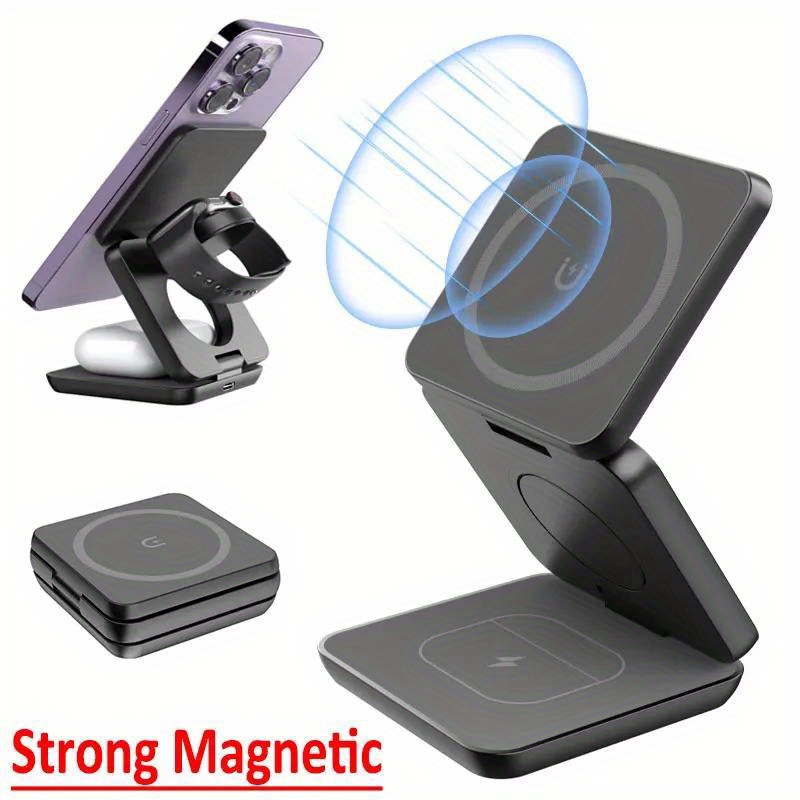 Foldable 3 in 1 Fast Wireless  - مراجعة Smartwatch Apple Watch وسعره