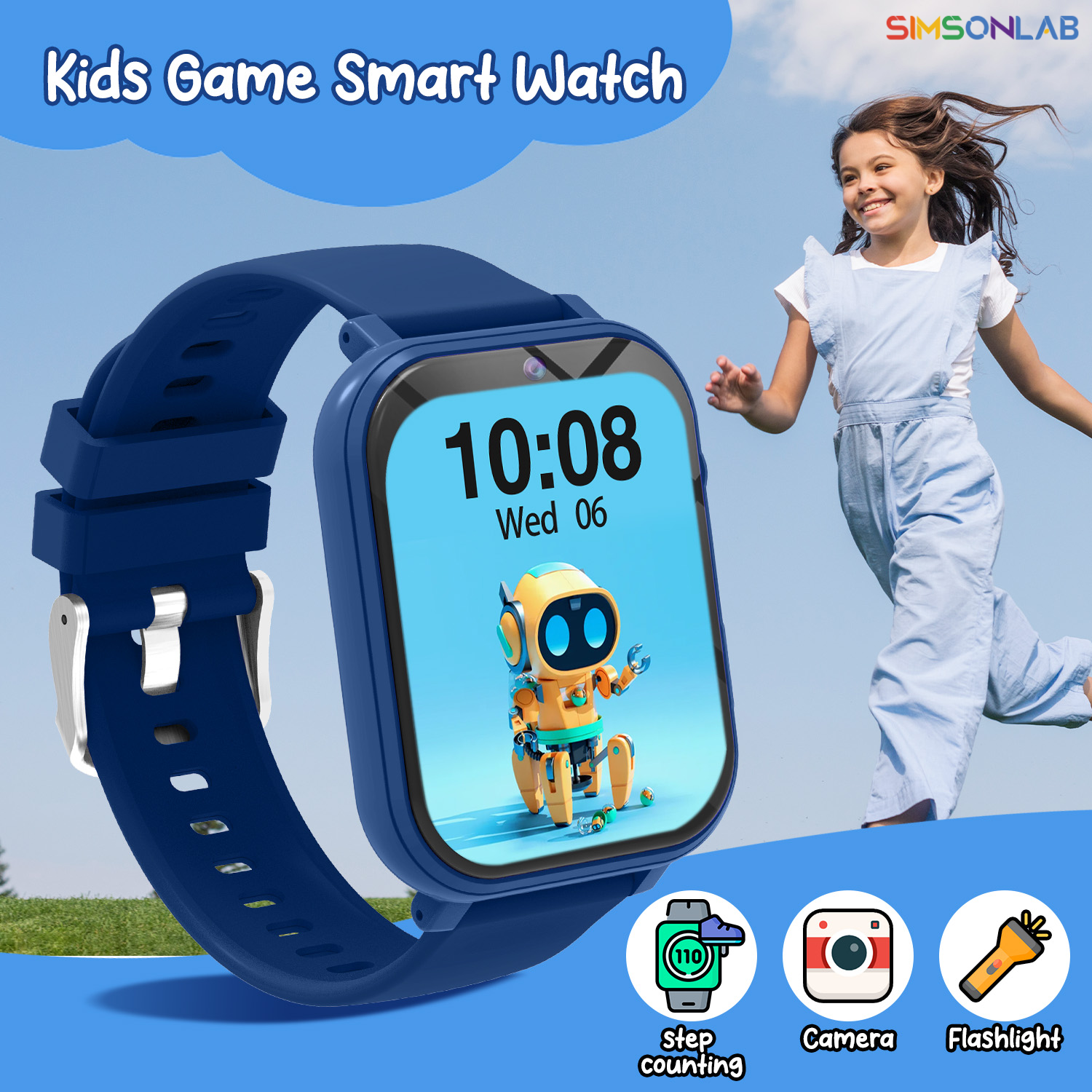 Kids Smart Watch Games Camera  - مراجعة Smartwatch Watches For Kid Boy With Alarm وسعره