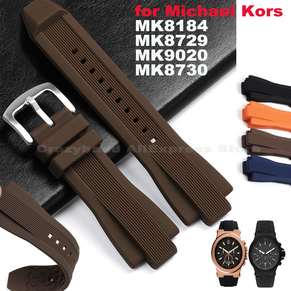 Silicone for Michael Kors MK81 - مراجعة Smartwatch Watches Michael Kors وسعره