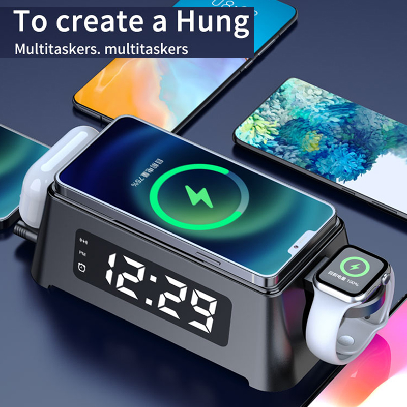 15W Qi Alarm Clock Wireless Ch - مراجعة Watch Xs8 وسعره