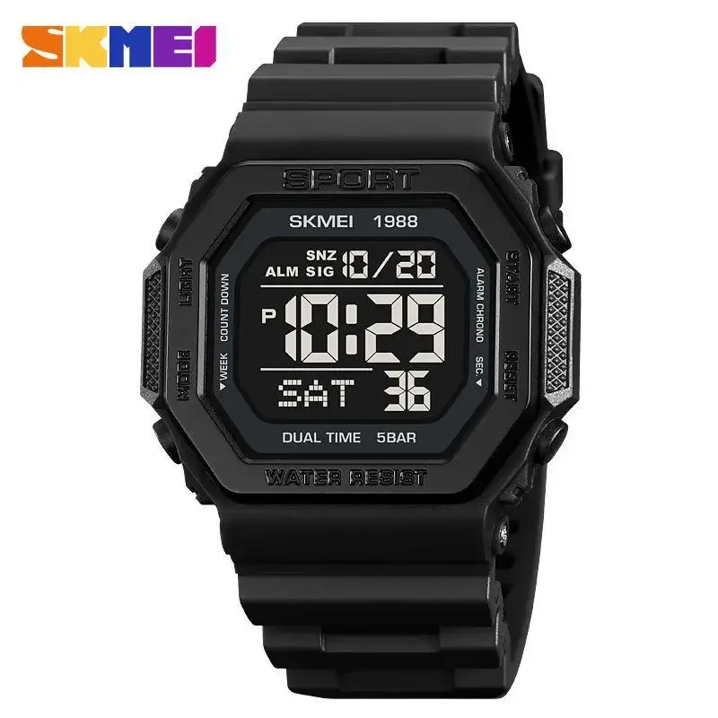 Skmei 1988 Men's Military Coun - مراجعة Tide Watch Surf وسعره