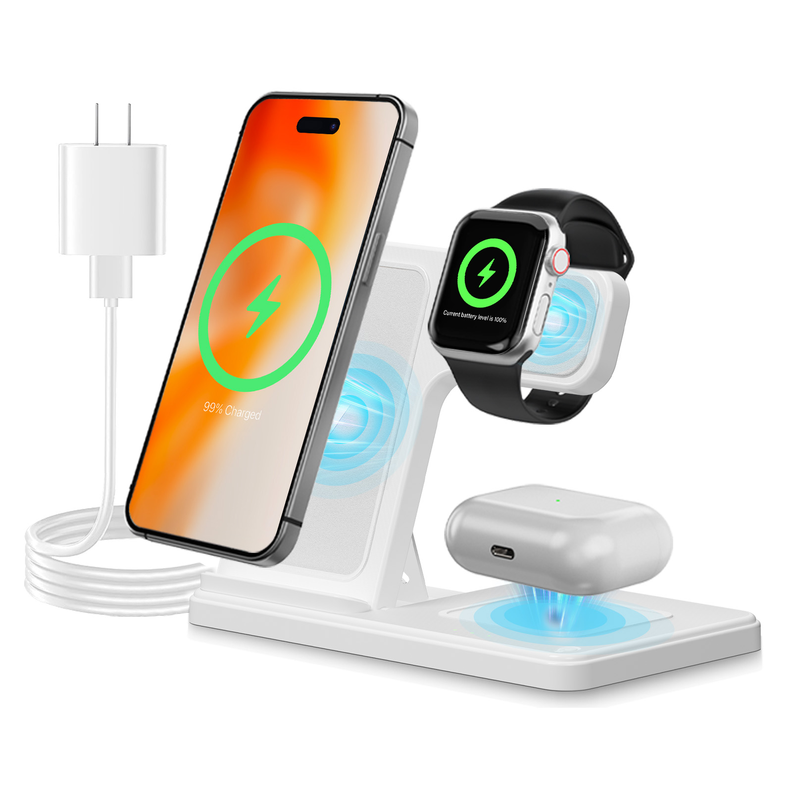 15W Magnetic Wireless Charger  - مراجعة Smartwatch Apple Watch وسعره