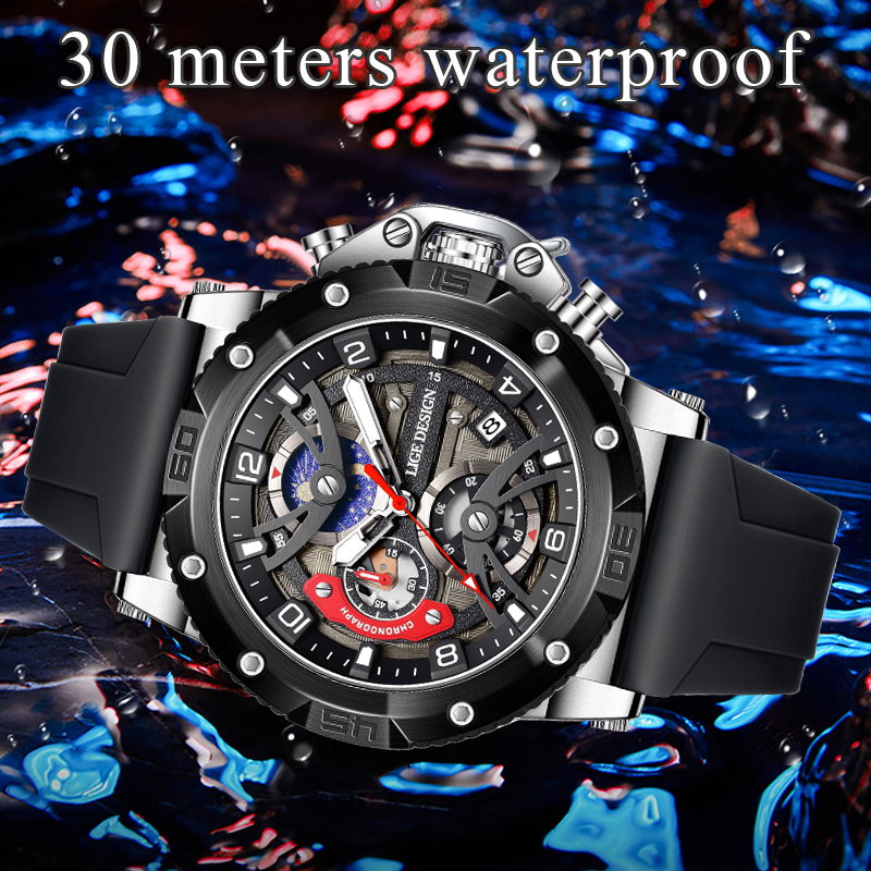 LIGE Top Brand Luxury Men Watc - مراجعة Smartwatch Watches Brands For Men وسعره