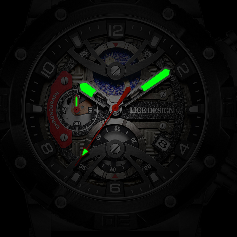 LIGE Top Brand Luxury Men Watc - مراجعة Smartwatch Watches Brands For Men وسعره