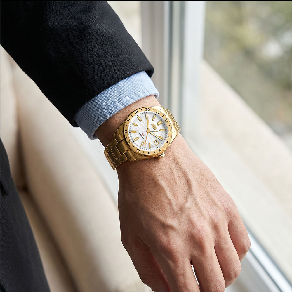 Quality Original GMT Men Clock - مراجعة Smartwatch Watches Brands For Men وسعره