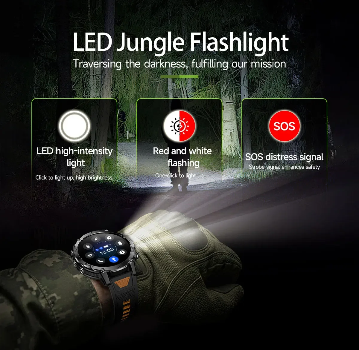 Brand+1400mAh Big Battery Smar - مراجعة Smartwatch Watches Brands For Men وسعره