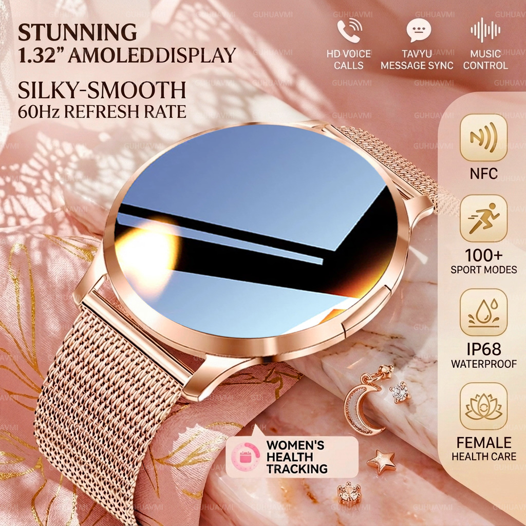 2026New Stylish Women NFC Smar - مراجعة Smartwatch Stylish Watches For Women وسعره