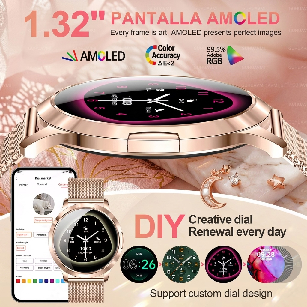 2026New Stylish Women NFC Smar - مراجعة Smartwatch Stylish Watches For Women وسعره