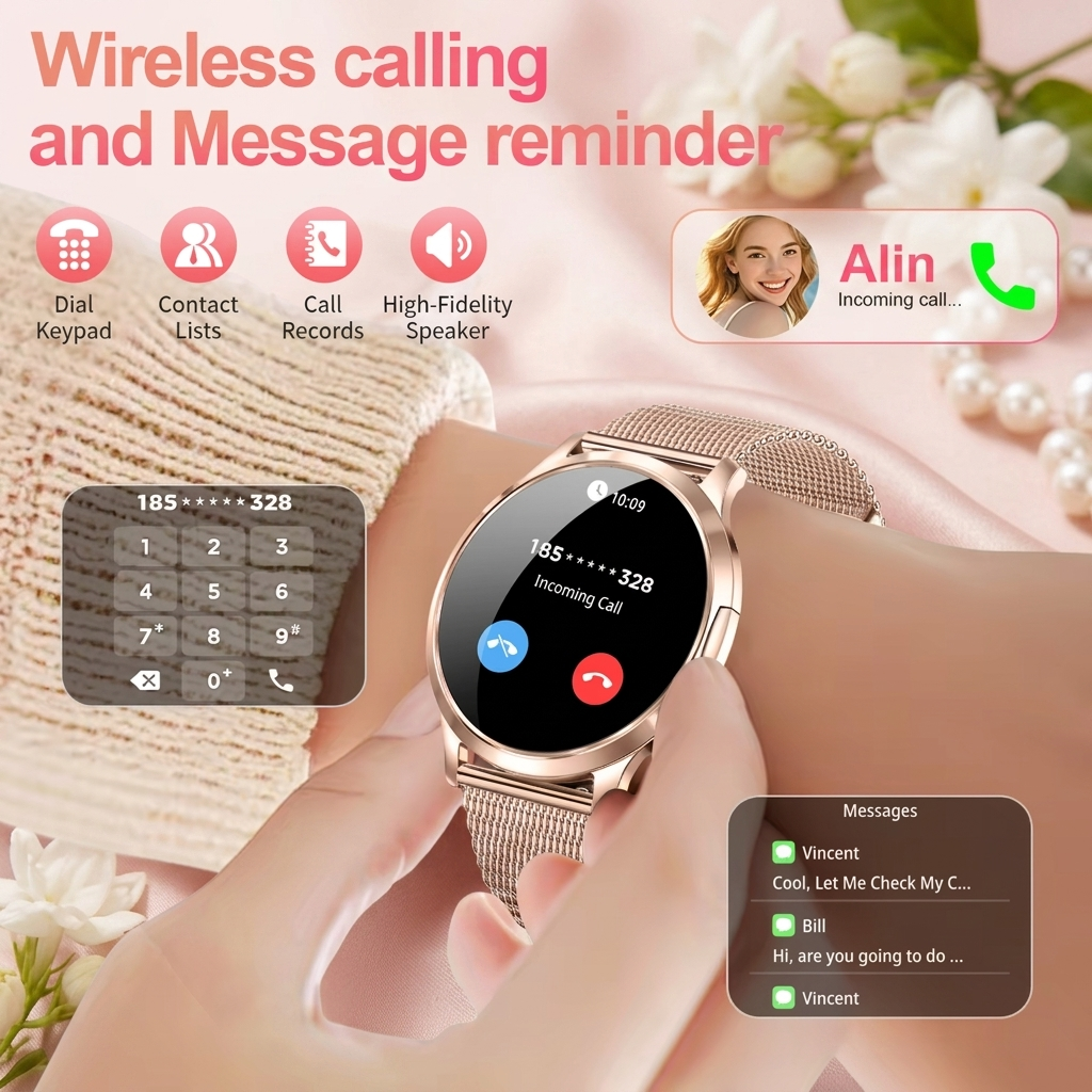 2026New Stylish Women NFC Smar - مراجعة Smartwatch Stylish Watches For Women وسعره