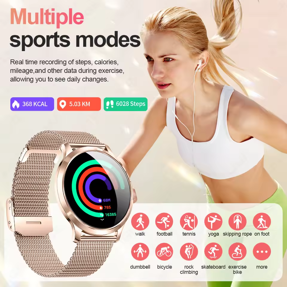 2026New Stylish Women NFC Smar - مراجعة Smartwatch Stylish Watches For Women وسعره