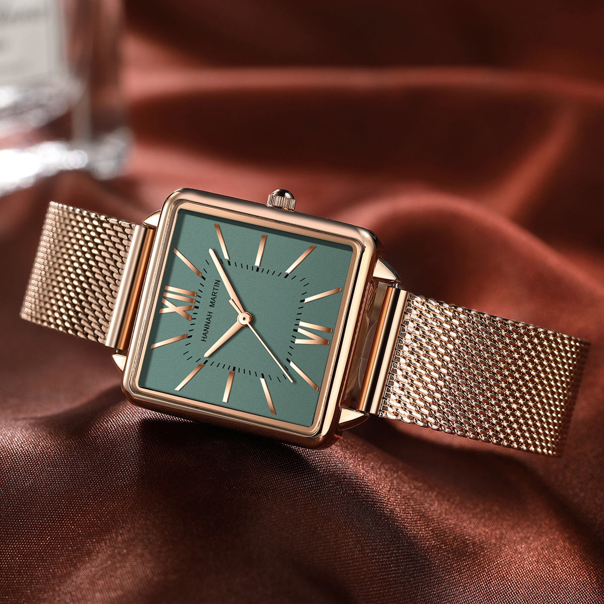 Ladies Square High Quality Sta - مراجعة Anti-Magnetic Watch وسعره