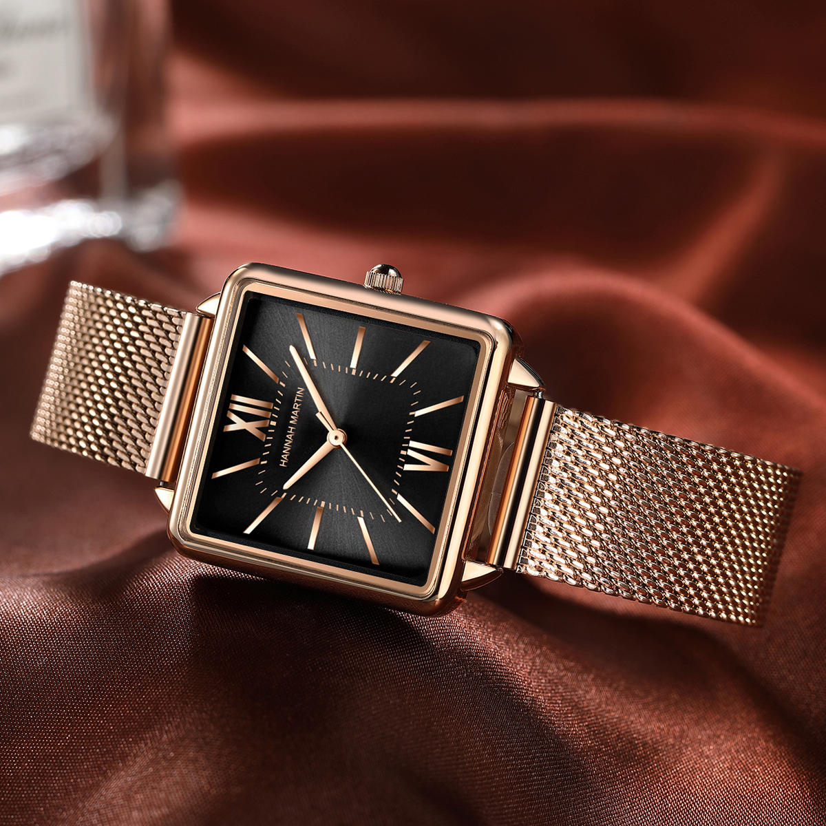 Ladies Square High Quality Sta - مراجعة Anti-Magnetic Watch وسعره