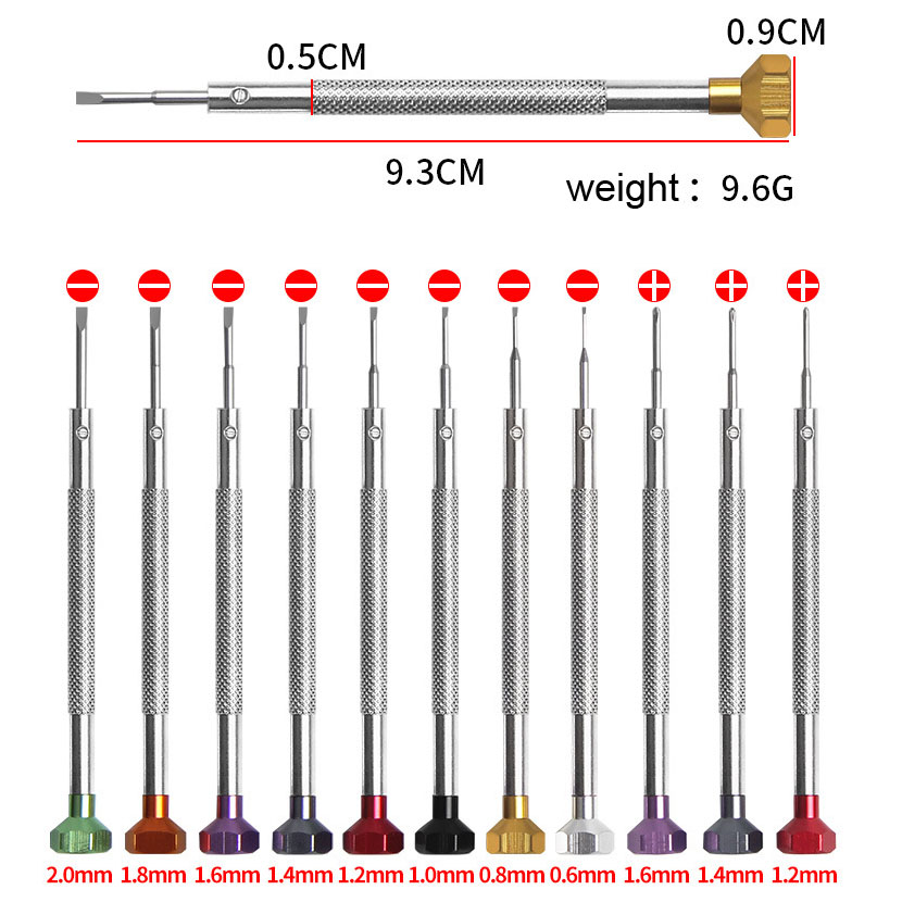 0.6-2.0mm Alloy Stainless Stee - مراجعة Watchmaker Screwdriver وسعره