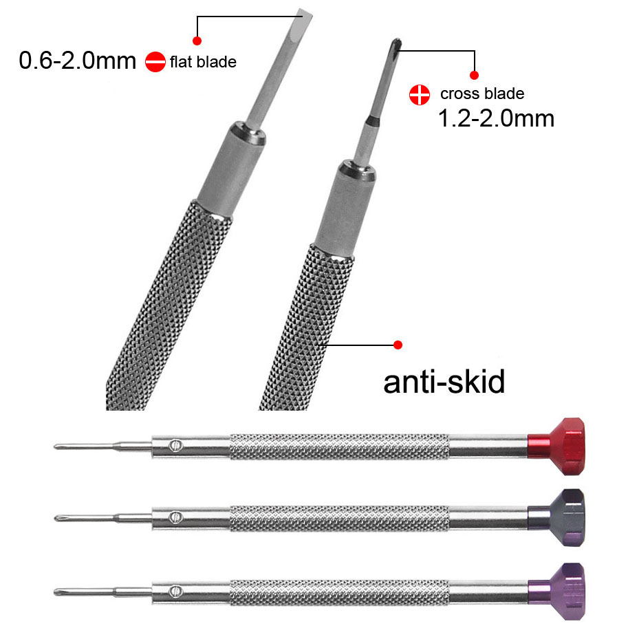 0.6-2.0mm Alloy Stainless Stee - مراجعة Watchmaker Screwdriver وسعره