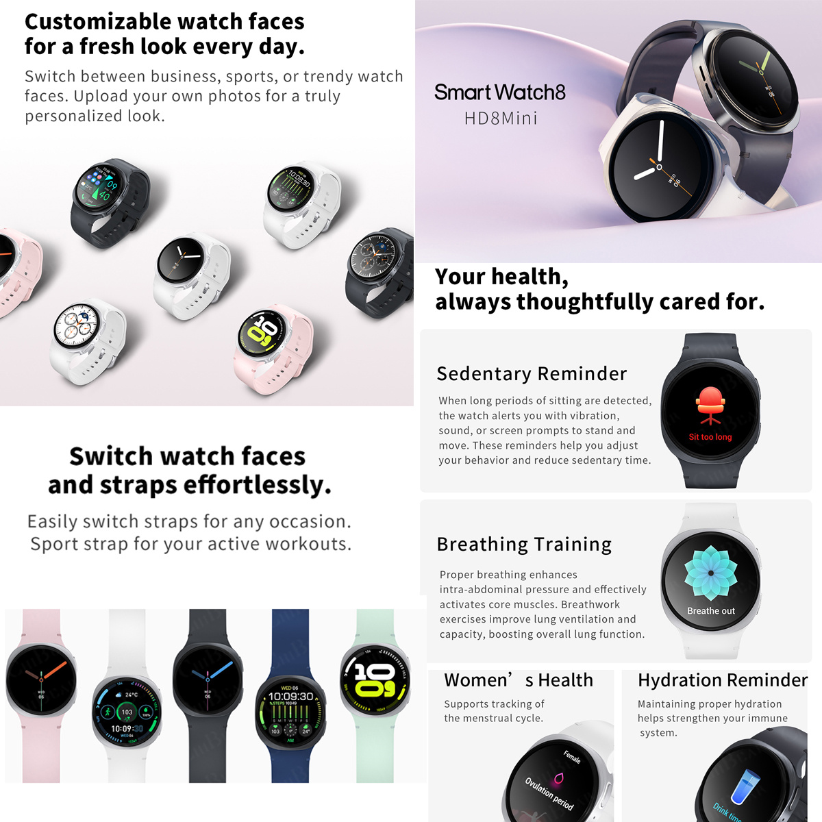 2026 New Watches 8 Mini GPS Tr - مراجعة Smartwatch New Watches For Women وسعره
