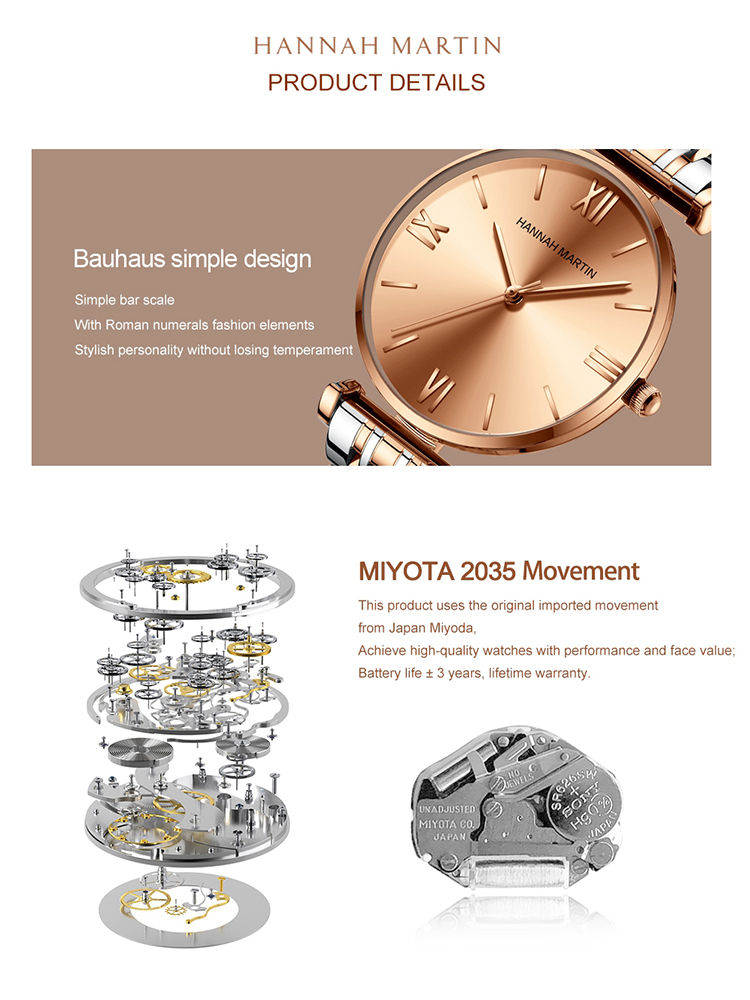 2022 New Listing Ladies Luxury - مراجعة Anti-Magnetic Watch وسعره
