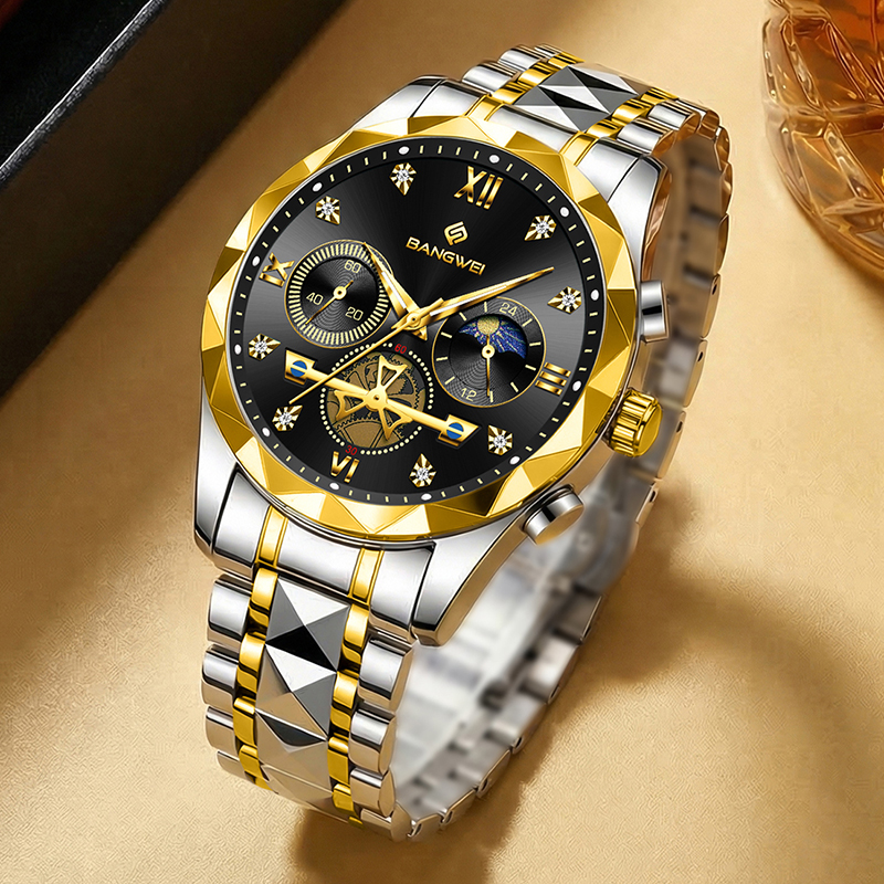 BANGWEI Mens Watches LIGE Top  - مراجعة Smartwatch Watches Brands For Men وسعره