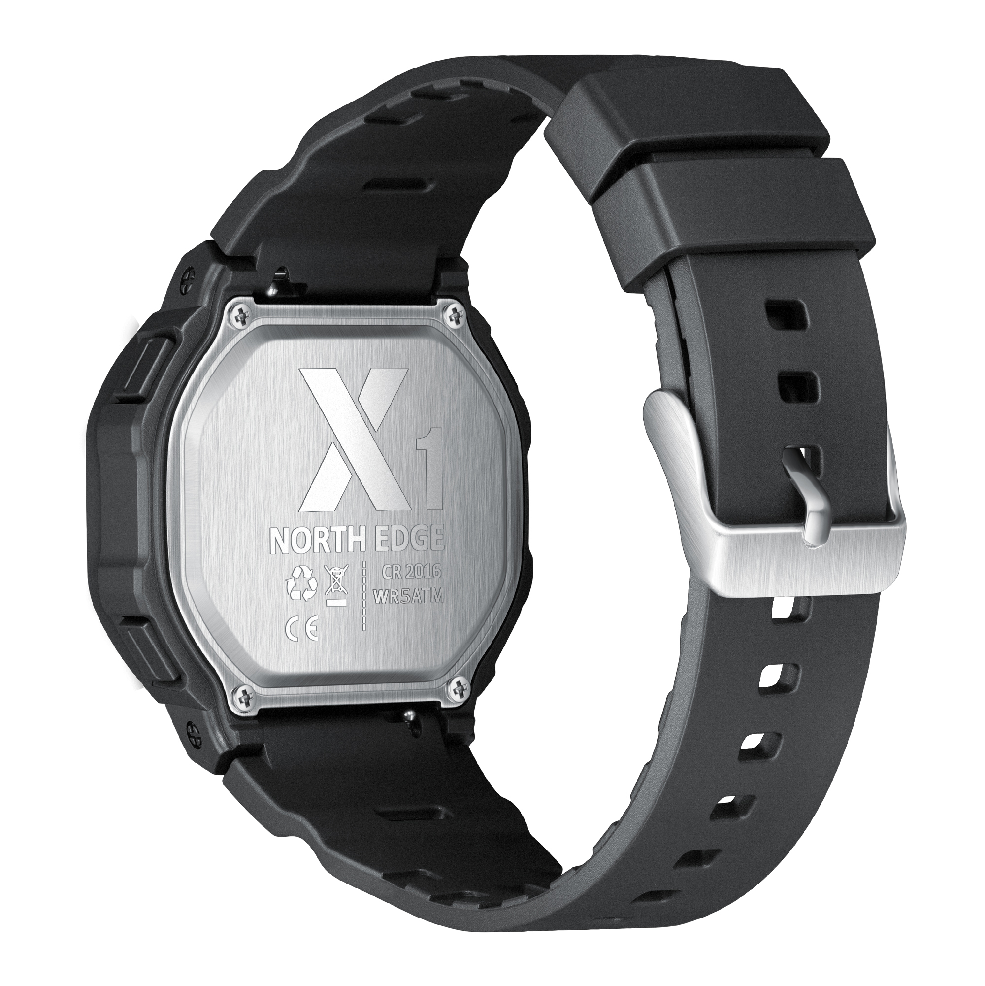NORTH EDGE X1 Square Screen Di - مراجعة Tide Watch Surf وسعره