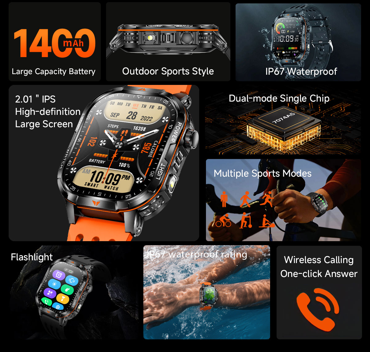 2026 New 1400mAh Super Large B - مراجعة Smartwatch New Watches For Women وسعره