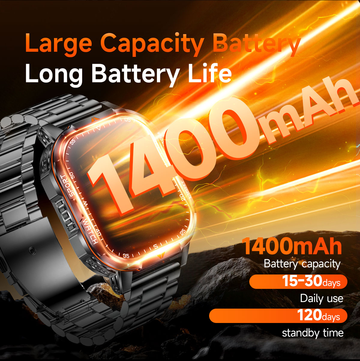 2026 New 1400mAh Super Large B - مراجعة Smartwatch New Watches For Women وسعره
