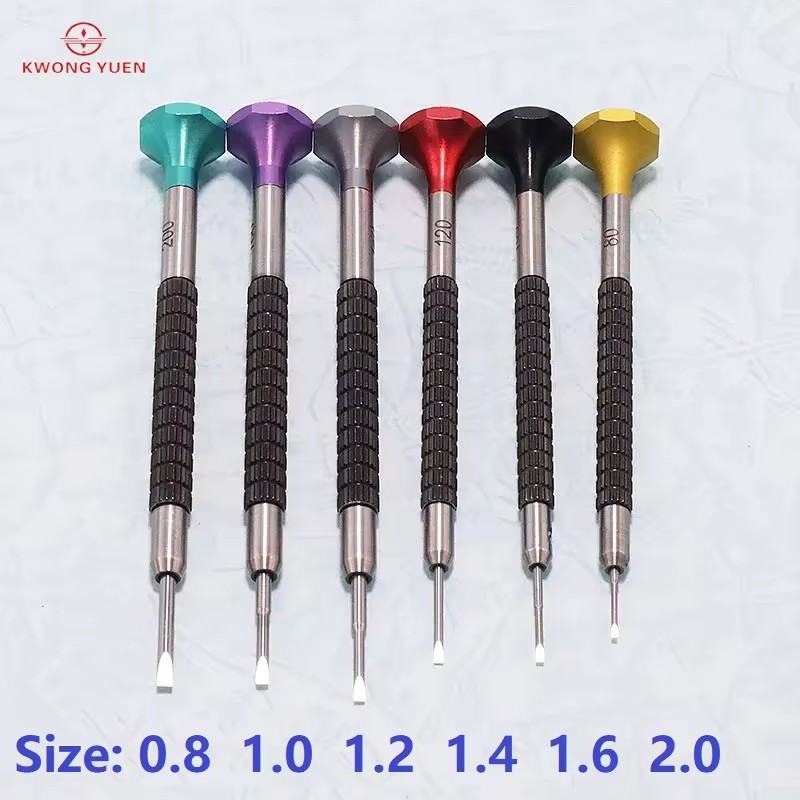 Kwong YUEN Stainless Steel 6PC - مراجعة Watchmaker Screwdriver وسعره