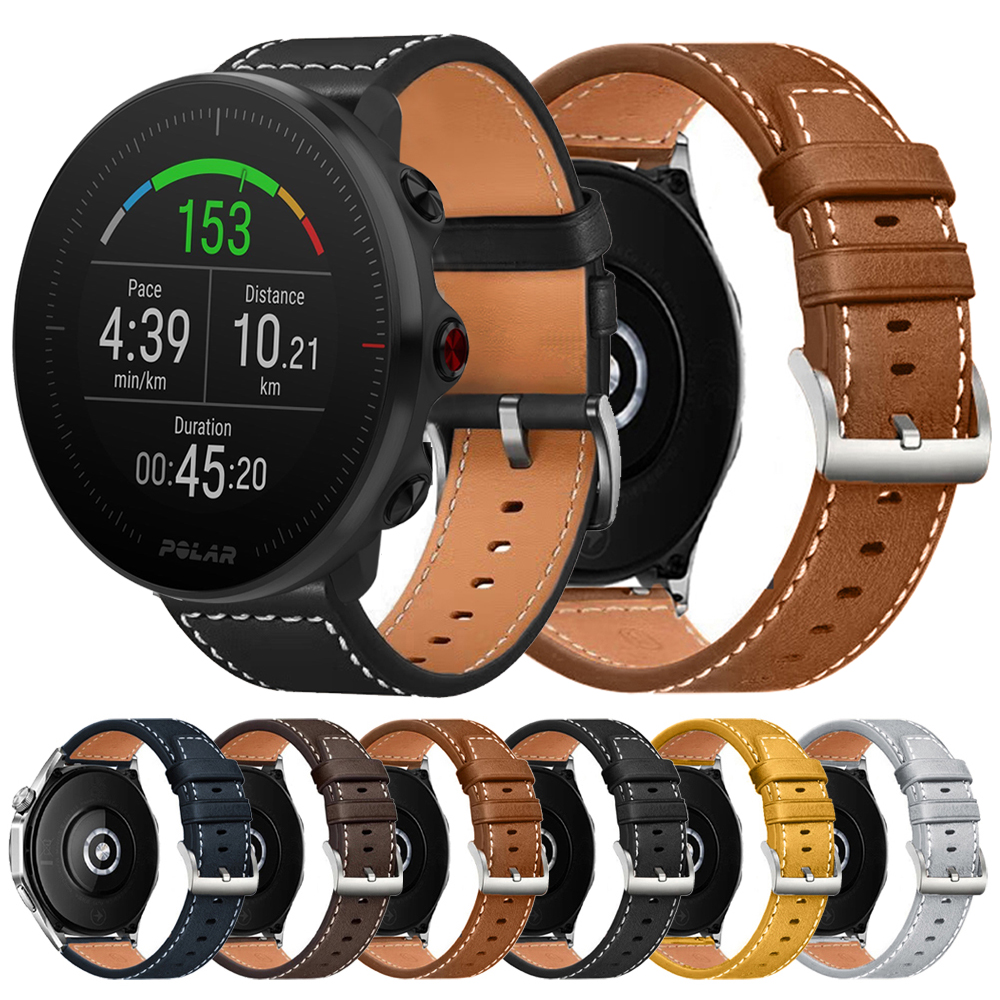 20 22mm Soft Leather strap For - مراجعة Titan Watches Smartwatch وسعره
