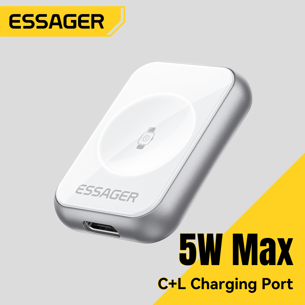 Essager 5W Magnetic Wireless C - مراجعة Smartwatch Apple Watch وسعره