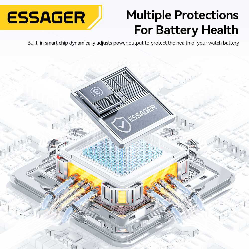 Essager 5W Magnetic Wireless C - مراجعة Smartwatch Apple Watch وسعره