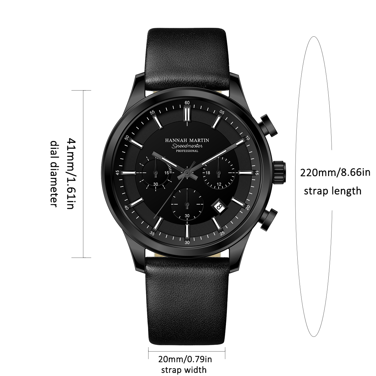 Hannah Martin Men Gift Box Men - مراجعة Anti-Magnetic Watch وسعره
