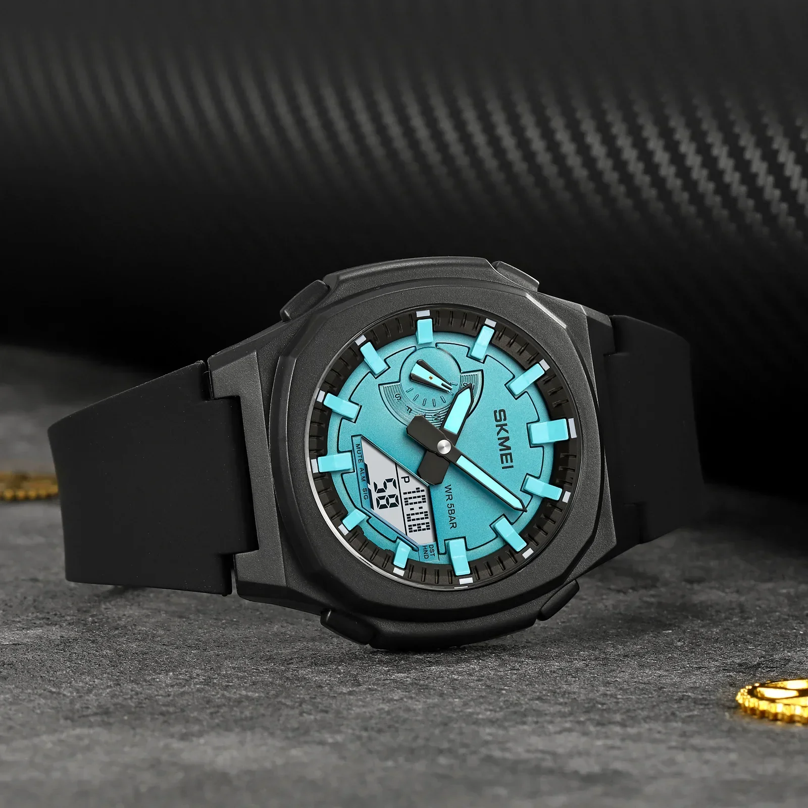 SKMEI Men Countdown Chrono Wri - مراجعة Tide Watch Surf وسعره