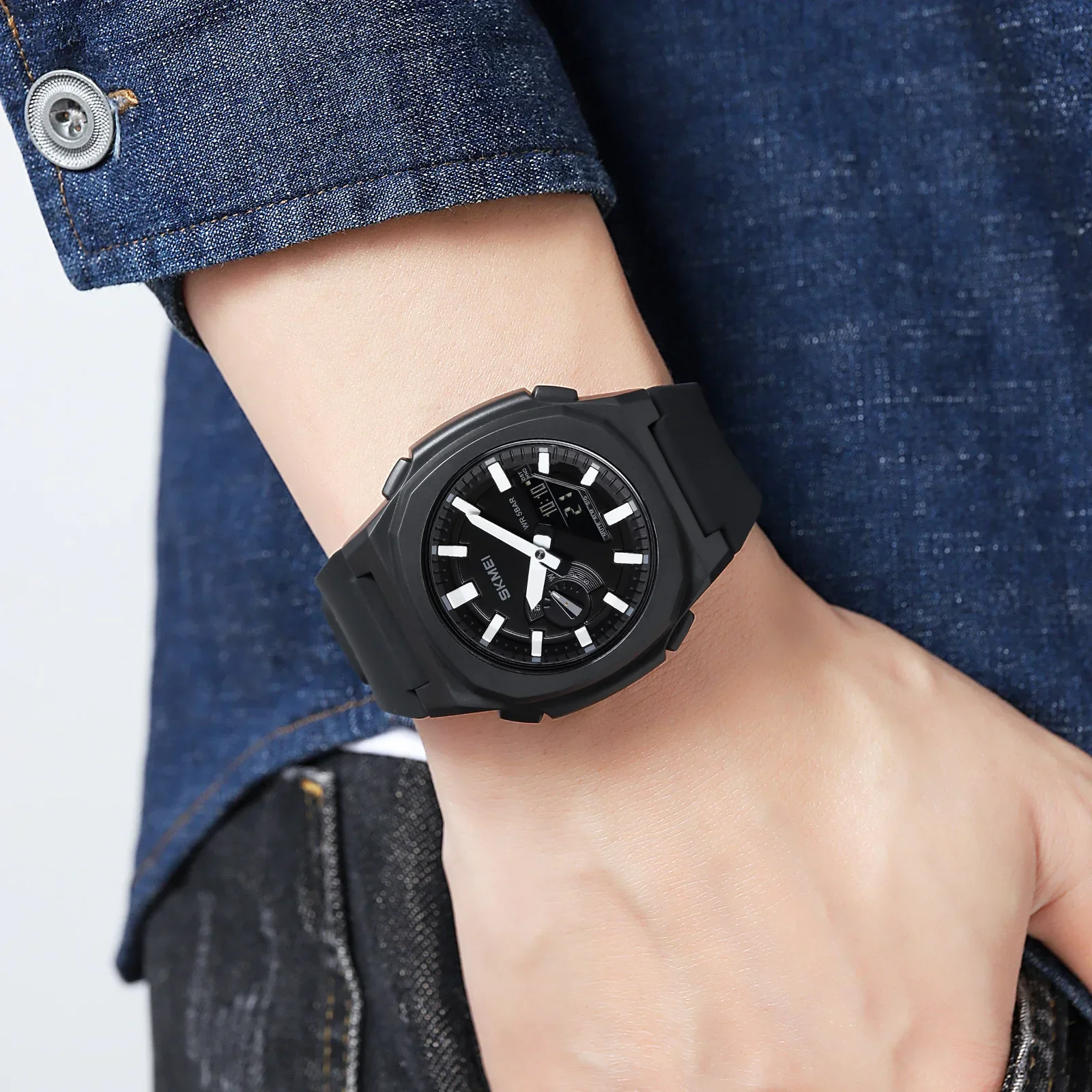 SKMEI Men Countdown Chrono Wri - مراجعة Tide Watch Surf وسعره