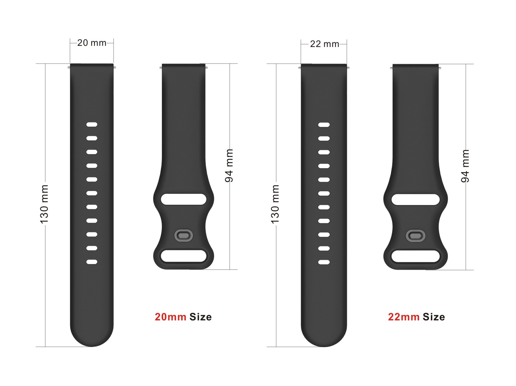 20mm 22mm Silicone wristband F - مراجعة Titan Watches Smartwatch وسعره