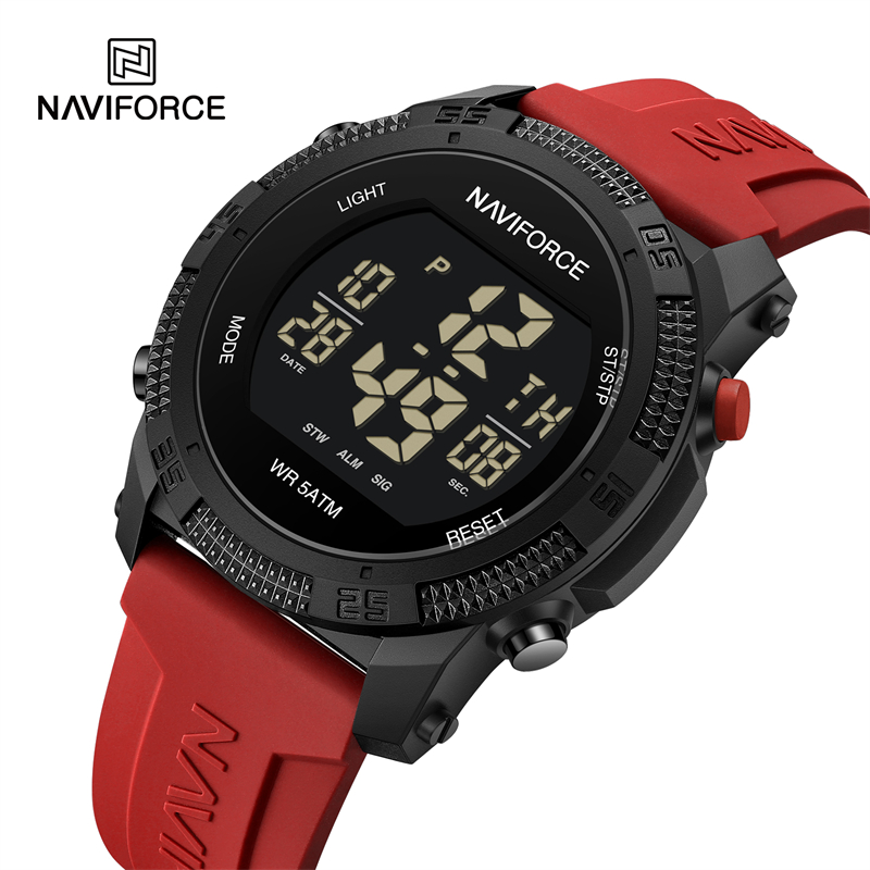 Naviforce 7104 Luxury Men Fash - مراجعة Tide Watch Surf وسعره