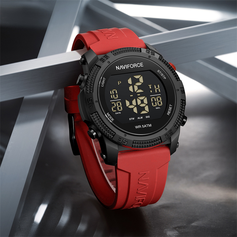 Naviforce 7104 Luxury Men Fash - مراجعة Tide Watch Surf وسعره