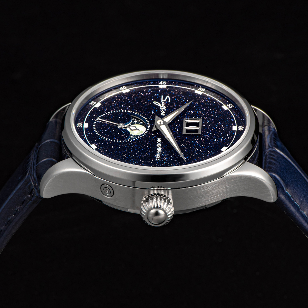 Sugess Moonphase Watch of Men  - مراجعة Tide Watch Surf وسعره
