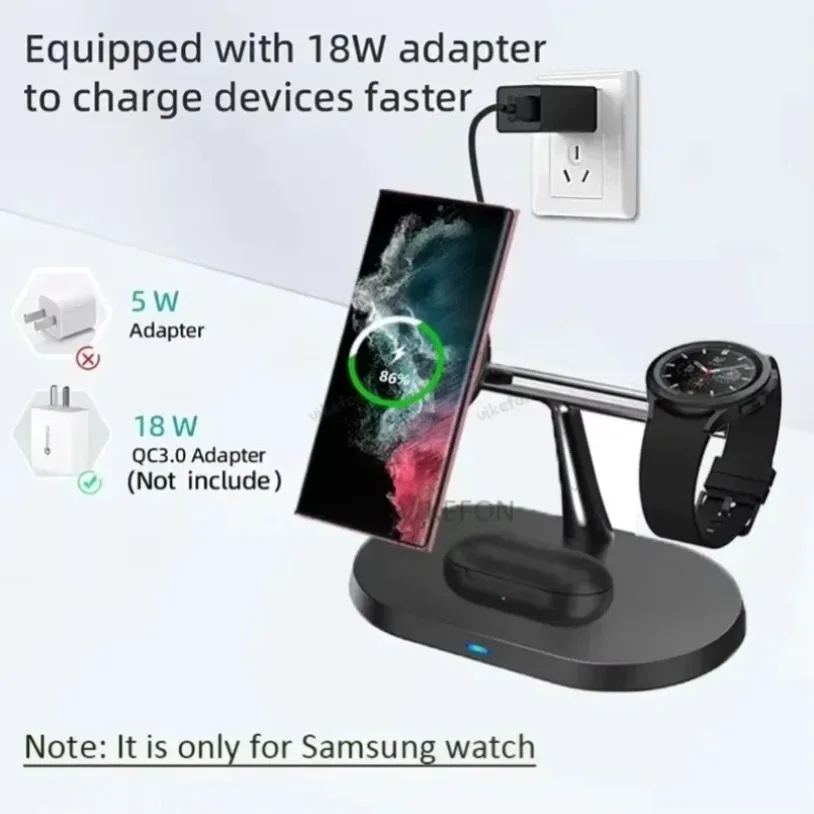 3-IN-1 Magnetic Wireless Charg - مراجعة Smartwatch Apple Watch وسعره