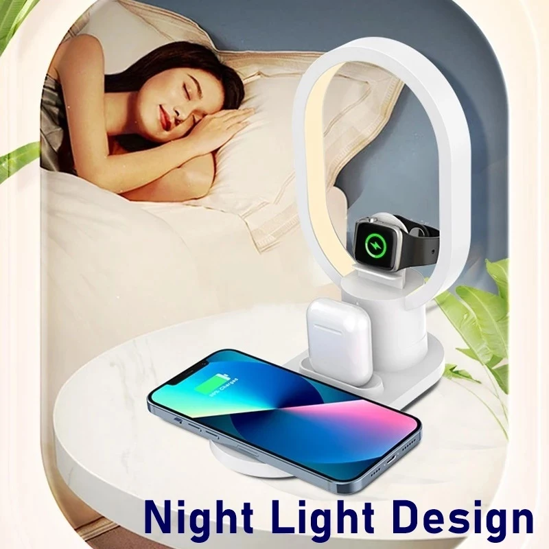 4in1 Night Light Wireless Char - مراجعة Watch Xs8 وسعره