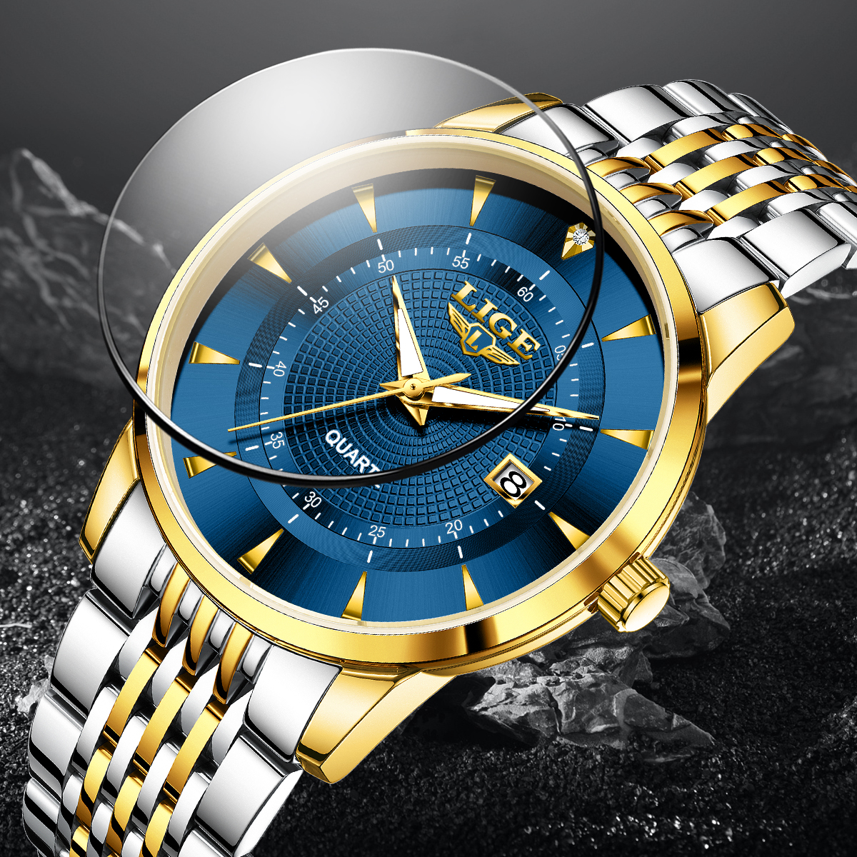LIGE New 2026 Luxury Man Watch - مراجعة Anti-Magnetic Watch وسعره