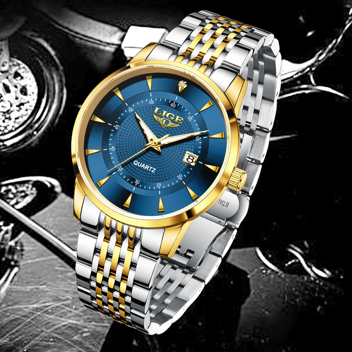 LIGE New 2026 Luxury Man Watch - مراجعة Anti-Magnetic Watch وسعره