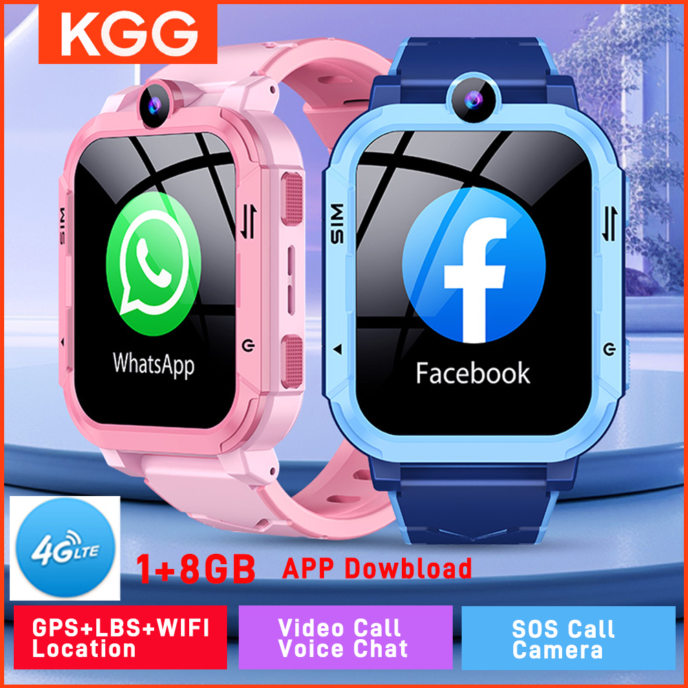 4G Kids Smart Watch 1+8GB GPS  - مراجعة Smartwatch Watches For Kid Boy With Alarm وسعره