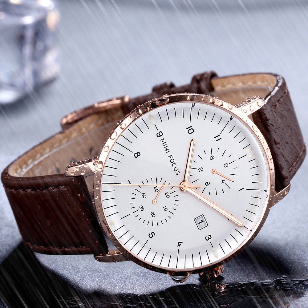MINI FOCUS Chronograph Watch B - مراجعة Smartwatch Watches Brands For Men وسعره