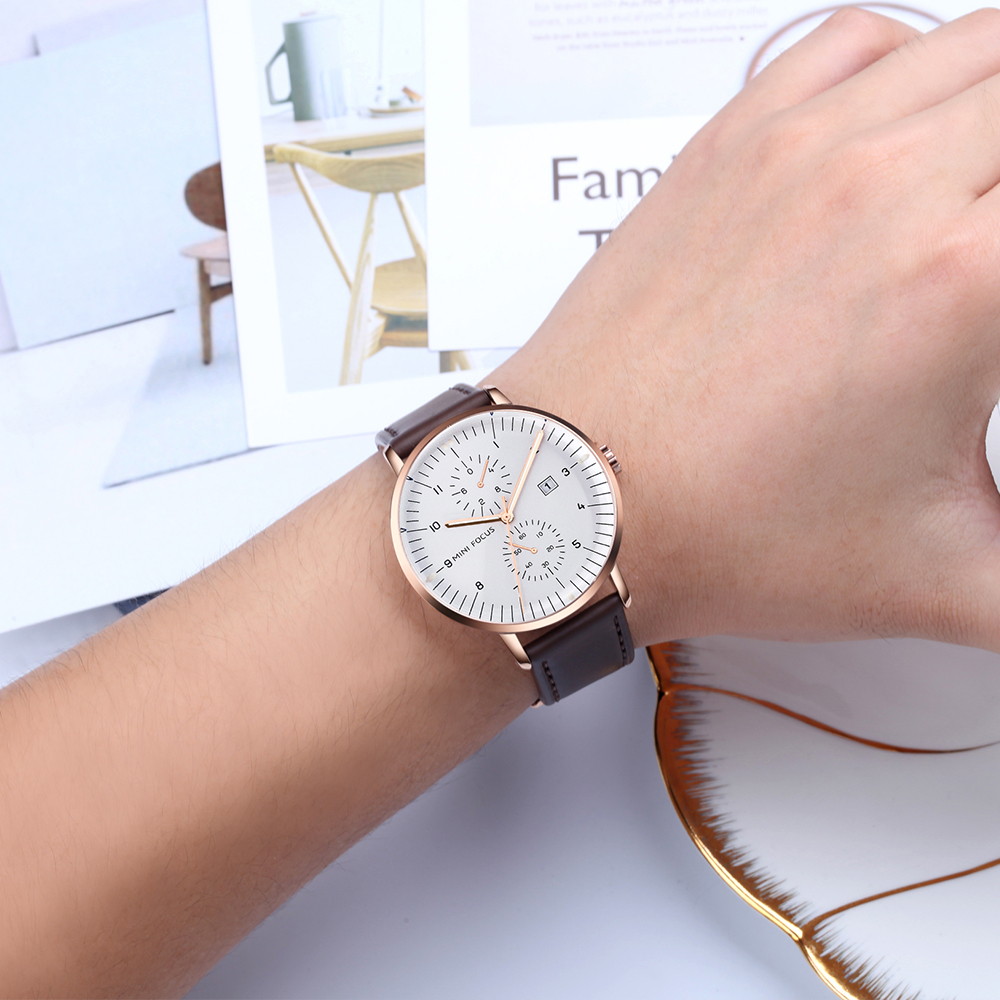MINI FOCUS Chronograph Watch B - مراجعة Smartwatch Watches Brands For Men وسعره